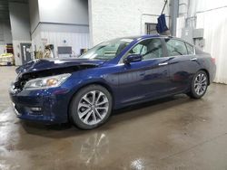 Salvage cars for sale at Ham Lake, MN auction: 2014 Honda Accord Sport