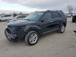 Salvage cars for sale at Kansas City, KS auction: 2015 Ford Explorer XLT