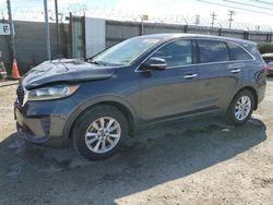 Salvage cars for sale from Copart Los Angeles, CA: 2019 KIA Sorento L