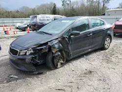 Salvage cars for sale from Copart Augusta, GA: 2017 KIA Forte LX