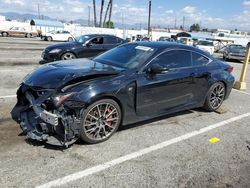 Salvage cars for sale from Copart Van Nuys, CA: 2015 Lexus RC-F