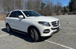 Mercedes-Benz salvage cars for sale: 2016 Mercedes-Benz GLE 350 4matic