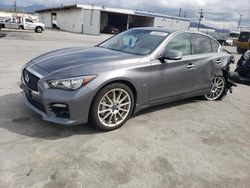 Salvage cars for sale at Sun Valley, CA auction: 2015 Infiniti Q50 Base