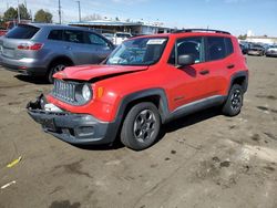 Jeep salvage cars for sale: 2018 Jeep Renegade Sport