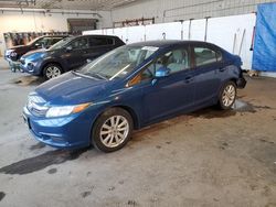 Salvage cars for sale from Copart Candia, NH: 2012 Honda Civic EX