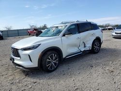 Vehiculos salvage en venta de Copart Kansas City, KS: 2022 Infiniti QX60 Sensory