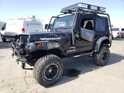 Salvage cars for sale from Copart Hayward, CA: 1993 Jeep Wrangler / YJ S