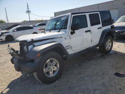 Salvage cars for sale from Copart Jacksonville, FL: 2016 Jeep Wrangler Unlimited Sport