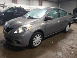 Salvage cars for sale at Elgin, IL auction: 2013 Nissan Versa S