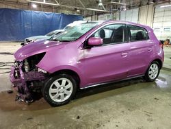 Salvage cars for sale at Woodhaven, MI auction: 2014 Mitsubishi Mirage ES