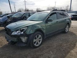 Salvage cars for sale from Copart Columbus, OH: 2013 Subaru Outback 2.5I Limited