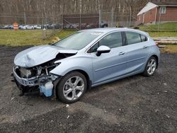 Salvage cars for sale from Copart Finksburg, MD: 2017 Chevrolet Cruze Premier