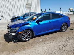 Salvage cars for sale from Copart Mercedes, TX: 2019 Honda Civic EX