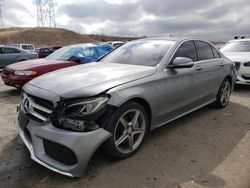 Salvage cars for sale at Littleton, CO auction: 2015 Mercedes-Benz C 300 4matic