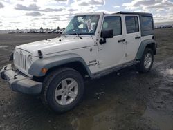 Salvage cars for sale at Airway Heights, WA auction: 2016 Jeep Wrangler Unlimited Sport
