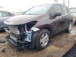 Salvage cars for sale at Elgin, IL auction: 2021 Chevrolet Trax LS