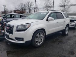 Salvage cars for sale at New Britain, CT auction: 2017 GMC Acadia Limited SLT-2