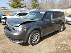 Salvage cars for sale from Copart Davison, MI: 2018 Ford Flex SEL