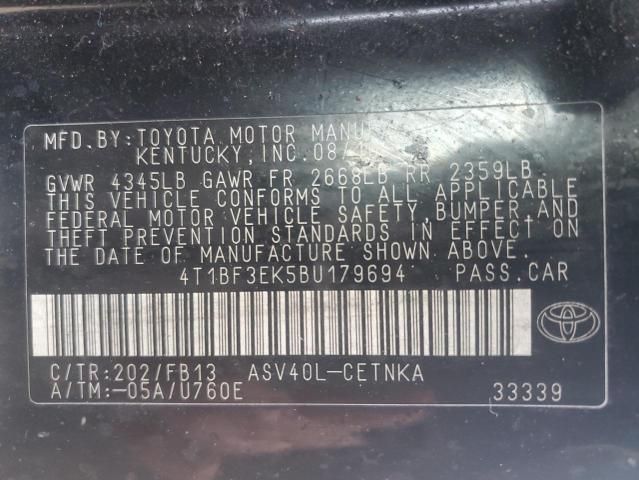 2011 Toyota Camry Base