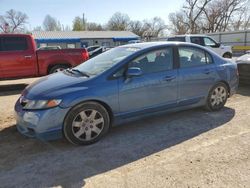 Salvage cars for sale at Wichita, KS auction: 2011 Honda Civic LX