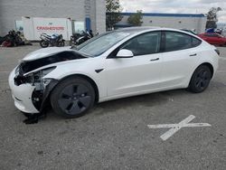 Salvage cars for sale from Copart Rancho Cucamonga, CA: 2021 Tesla Model 3