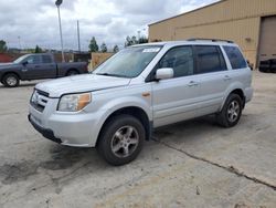 Salvage cars for sale at Gaston, SC auction: 2007 Honda Pilot EX