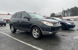 Salvage cars for sale at North Billerica, MA auction: 2008 Hyundai Veracruz GLS