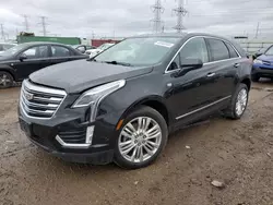 Salvage cars for sale at Elgin, IL auction: 2017 Cadillac XT5 Premium Luxury
