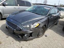 Salvage cars for sale at Bridgeton, MO auction: 2019 Ford Fusion S