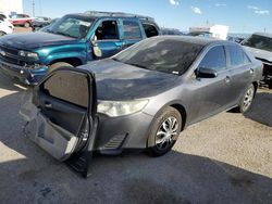 Salvage cars for sale from Copart Tucson, AZ: 2012 Toyota Camry Base