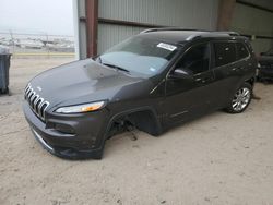 Salvage cars for sale from Copart Houston, TX: 2017 Jeep Cherokee Limited