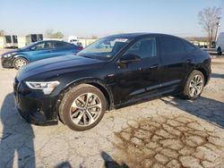 Salvage cars for sale at Kansas City, KS auction: 2021 Audi E-TRON Sportback Premium Plus