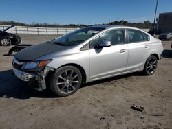 Salvage cars for sale from Copart Fredericksburg, VA: 2012 Honda Civic EXL