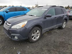 Salvage cars for sale at Eugene, OR auction: 2013 Subaru Outback 2.5I Premium