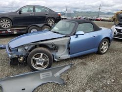 Salvage cars for sale at Vallejo, CA auction: 2002 Honda S2000