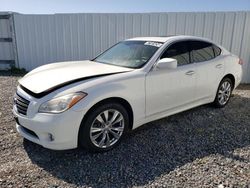 Salvage cars for sale from Copart Riverview, FL: 2012 Infiniti M37