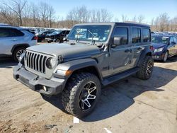 Jeep salvage cars for sale: 2019 Jeep Wrangler Unlimited Sport