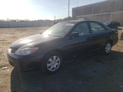 Salvage cars for sale from Copart Fredericksburg, VA: 2002 Toyota Camry LE