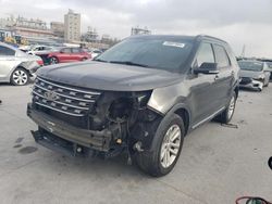 Ford salvage cars for sale: 2017 Ford Explorer XLT