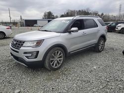 Salvage cars for sale from Copart Mebane, NC: 2016 Ford Explorer Limited