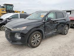 Salvage cars for sale from Copart Houston, TX: 2019 Hyundai Santa FE Limited