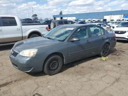 Salvage cars for sale at Woodhaven, MI auction: 2007 Chevrolet Malibu LS