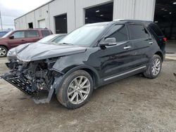 Salvage cars for sale at Jacksonville, FL auction: 2017 Ford Explorer Limited