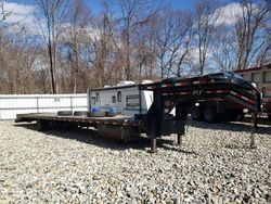 Salvage trucks for sale at West Warren, MA auction: 2018 PJ Utlity TRL