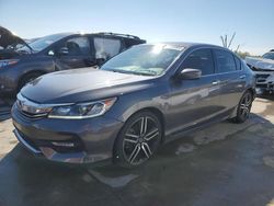 Salvage cars for sale from Copart Grand Prairie, TX: 2016 Honda Accord Sport