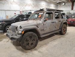 Salvage cars for sale at Milwaukee, WI auction: 2020 Jeep Wrangler Unlimited Sport