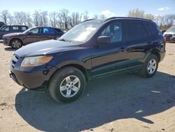 Salvage cars for sale from Copart Baltimore, MD: 2009 Hyundai Santa FE GLS