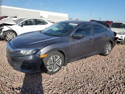 Honda salvage cars for sale: 2018 Honda Civic LX