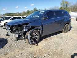 Salvage cars for sale at Memphis, TN auction: 2018 Toyota Highlander SE