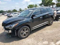 Salvage cars for sale from Copart Riverview, FL: 2017 Infiniti QX60